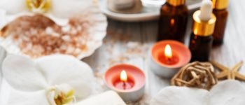 Natural spa ingredients like essential oils, herbs, and botanicals used to enhance relaxation and skincare