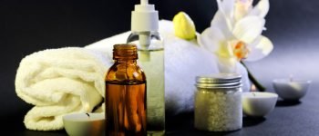A variety of luxurious spa products designed for relaxation, rejuvenation, and self-care